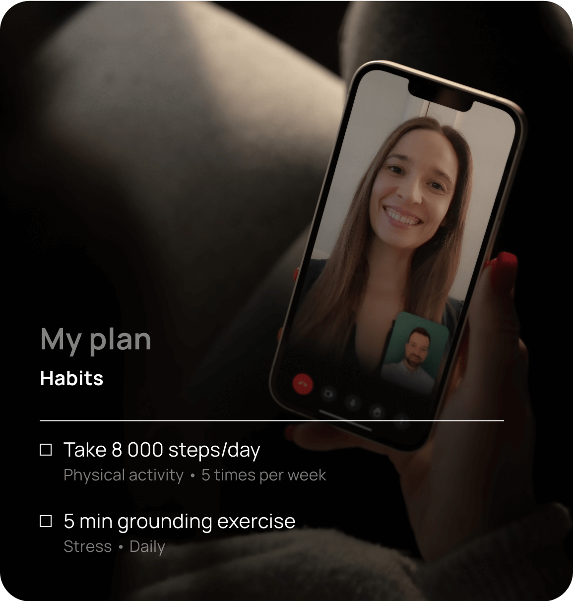 You meet with your coach and develop your personalized plan